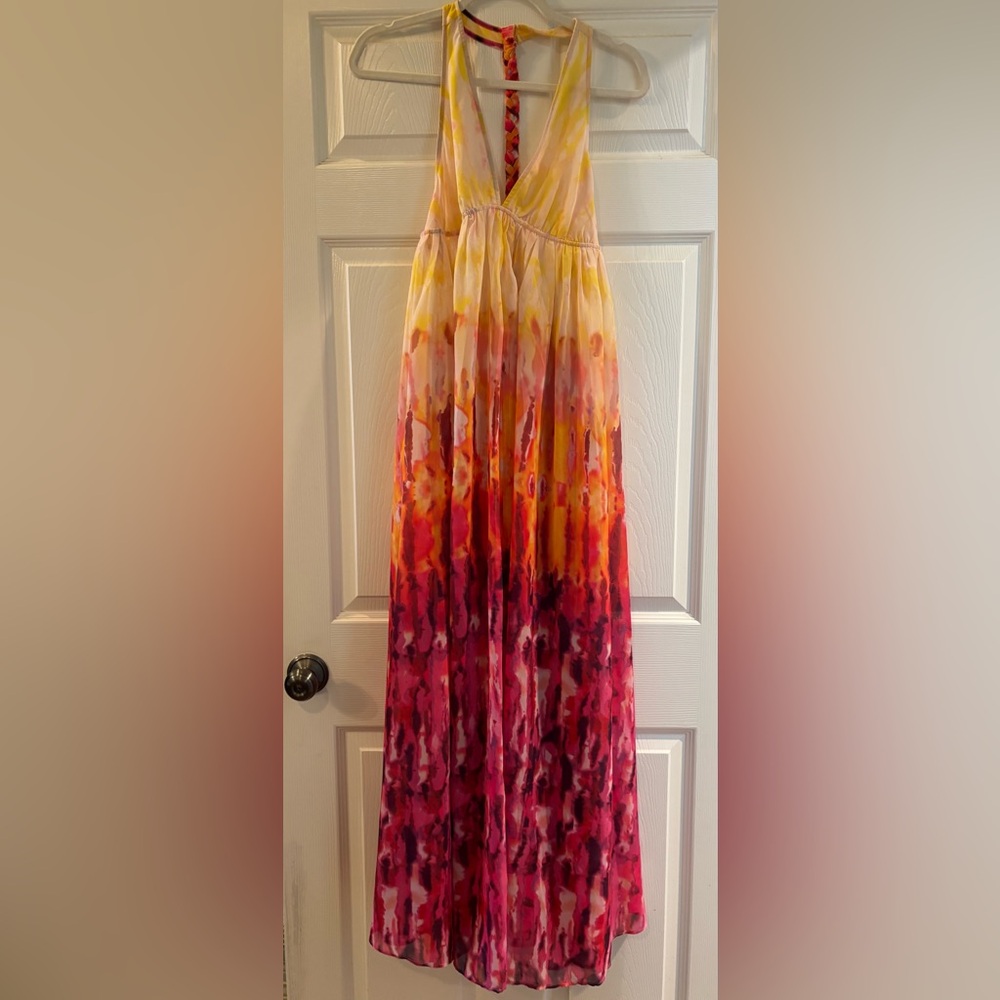 NWT Anthropologie Vibrant Tie-Dye Maxi Dress size XS (runs big) - Picture 2 of 9